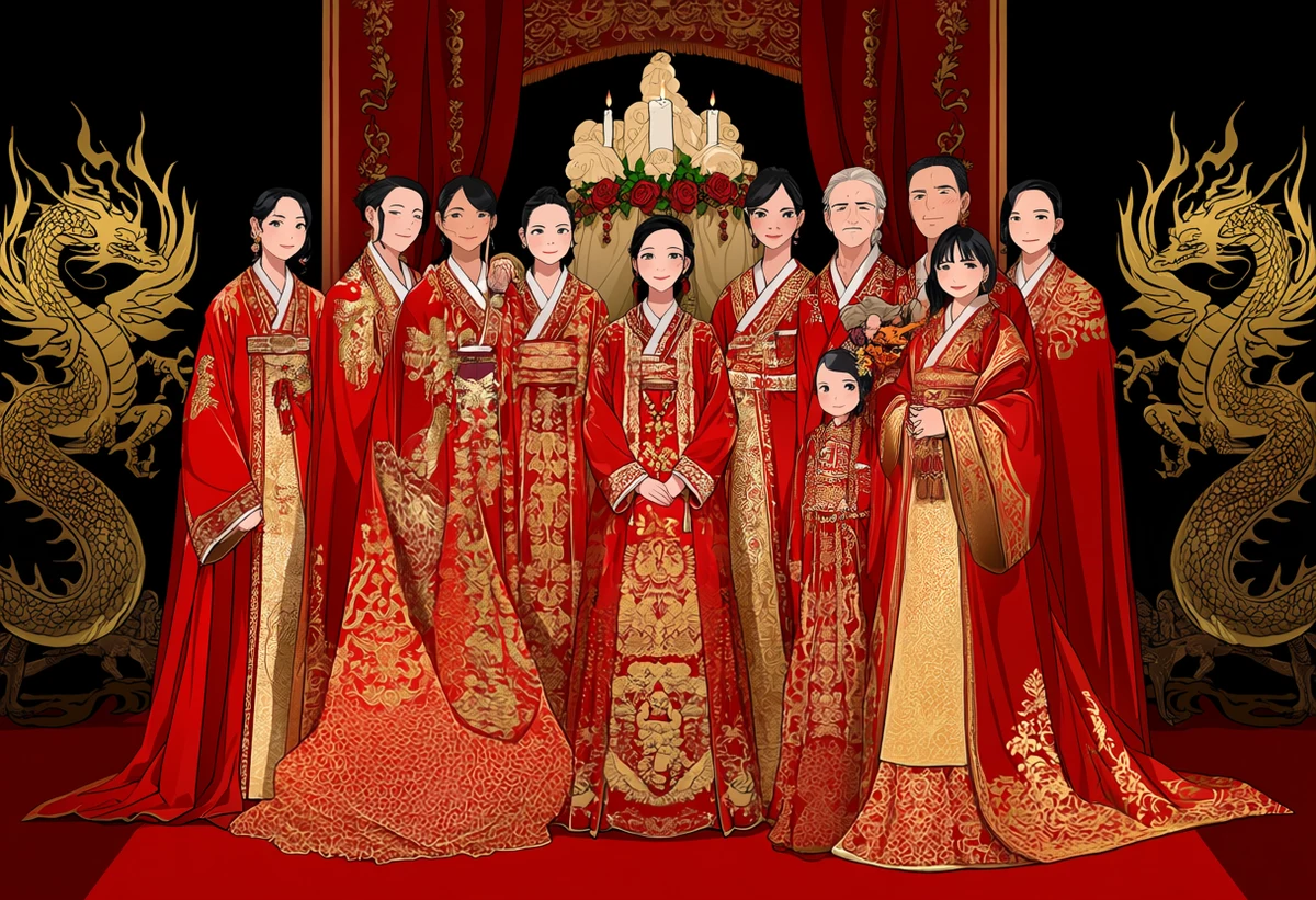 Red Silk Wedding Night